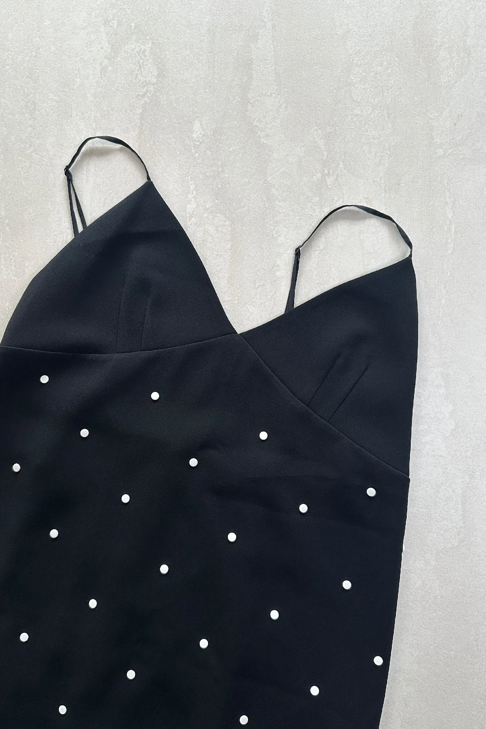 RENT: TIBI STUDDED CREPE MIDI SLIP DRESS — from £47.25 per week