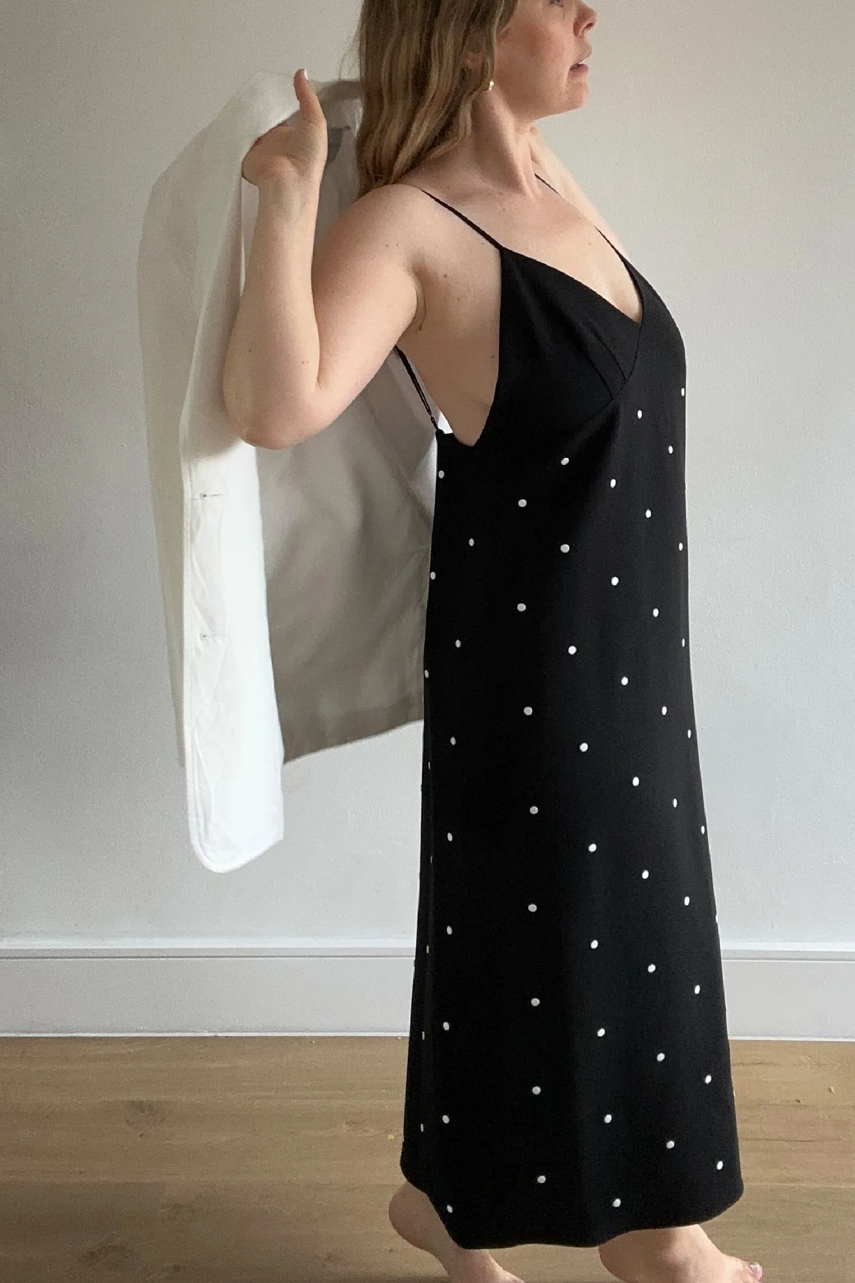 RENT: TIBI STUDDED CREPE MIDI SLIP DRESS — from £47.25 per week