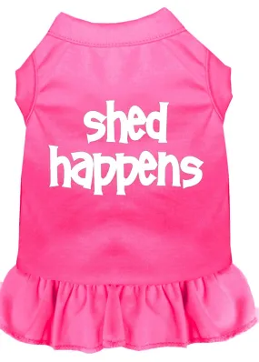 Shed Happens Screen Print Dress Bright Pink Xxl (18)