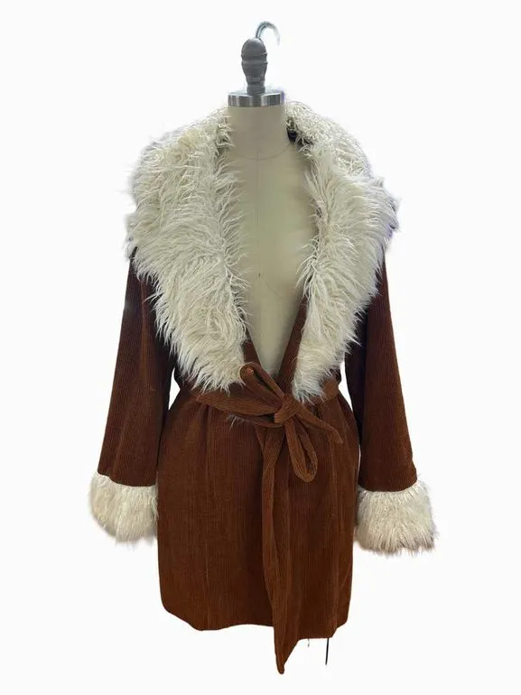 SHOW ME YOUR MUMU PENNY LANE CORDUROY COAT SIZE: XL