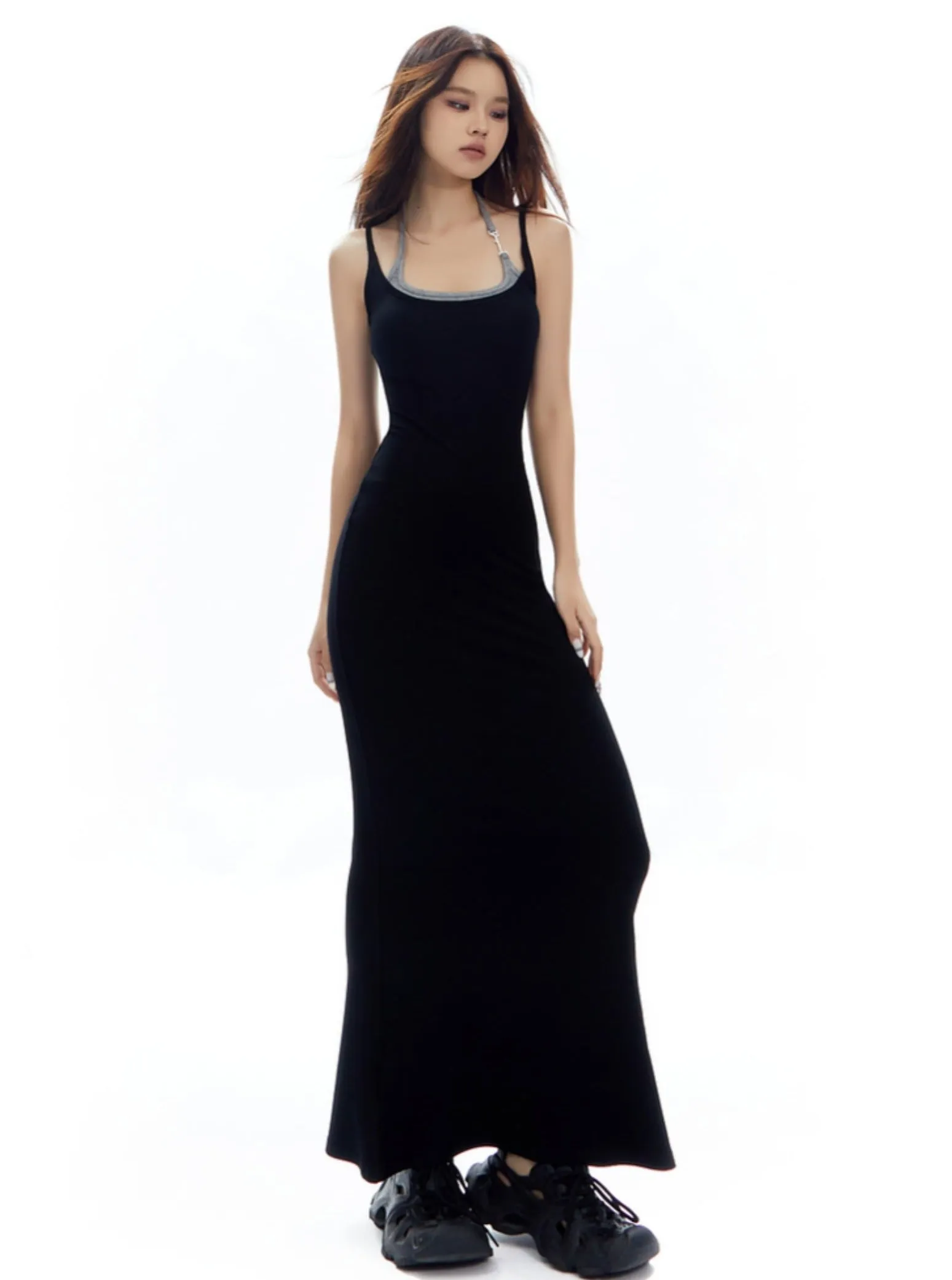 Sleeveless Bodycon Maxi Tank Dress