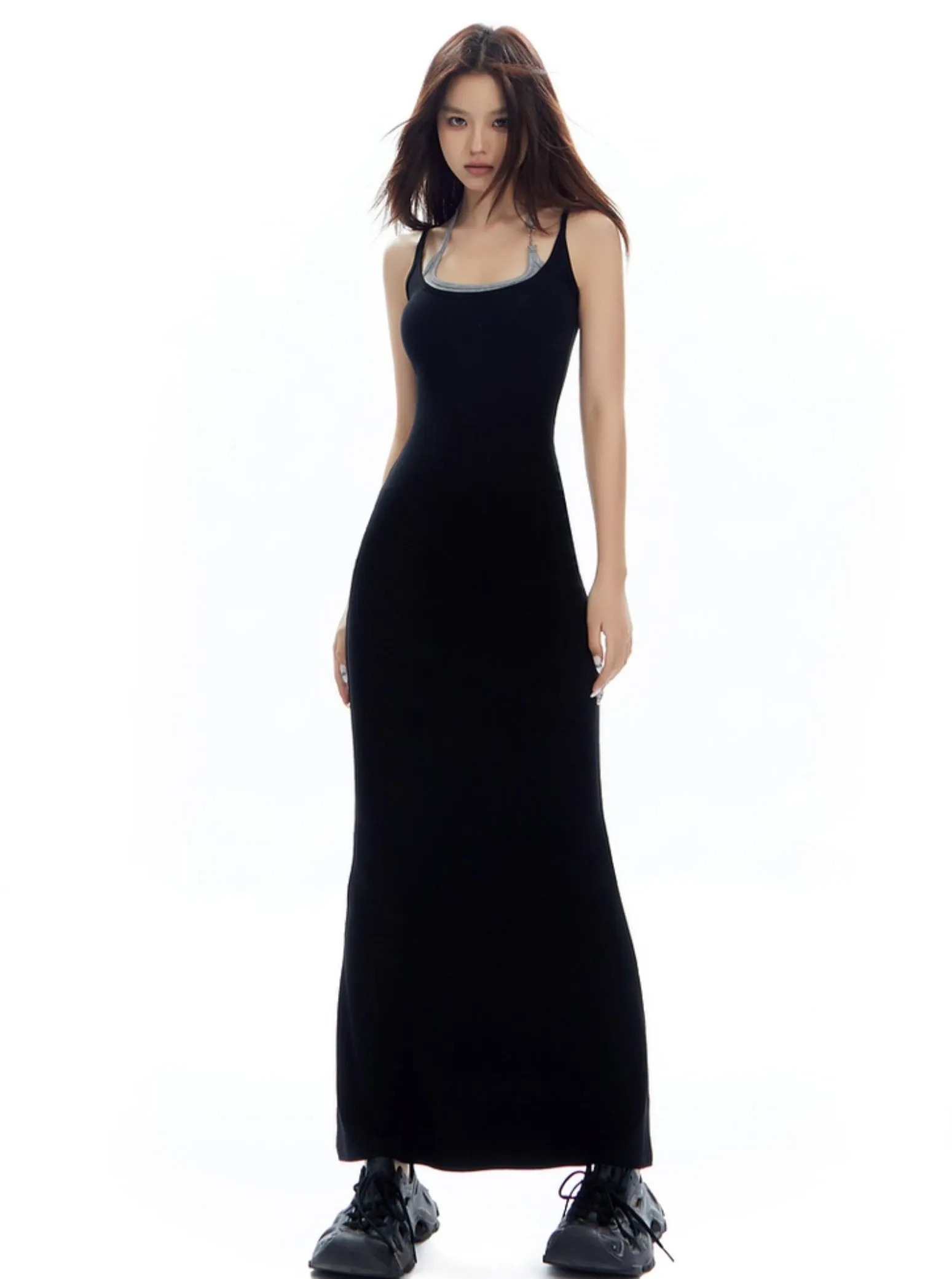 Sleeveless Bodycon Maxi Tank Dress