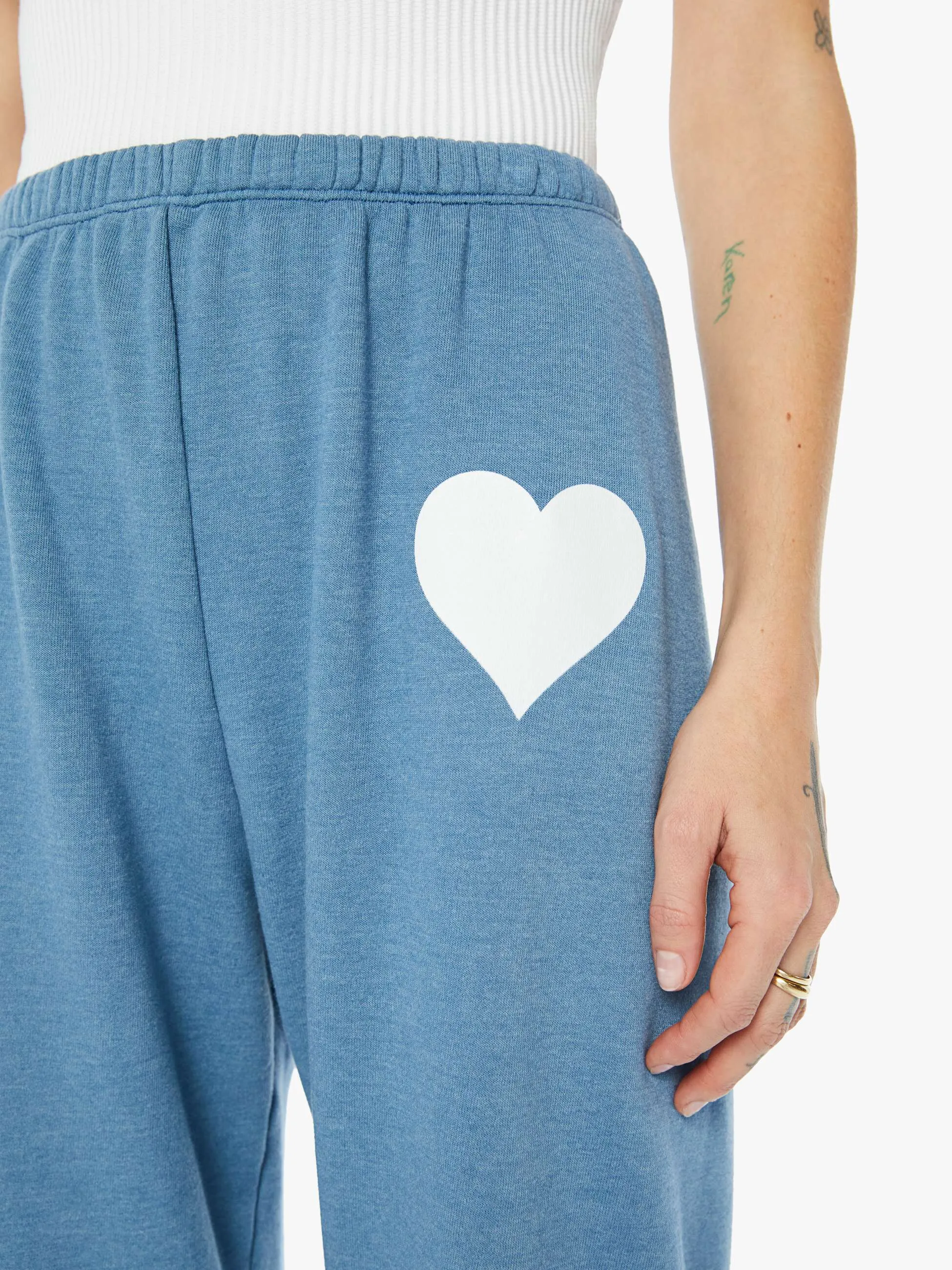 SPRWMN Heart Sweatpant - Chambray Blue