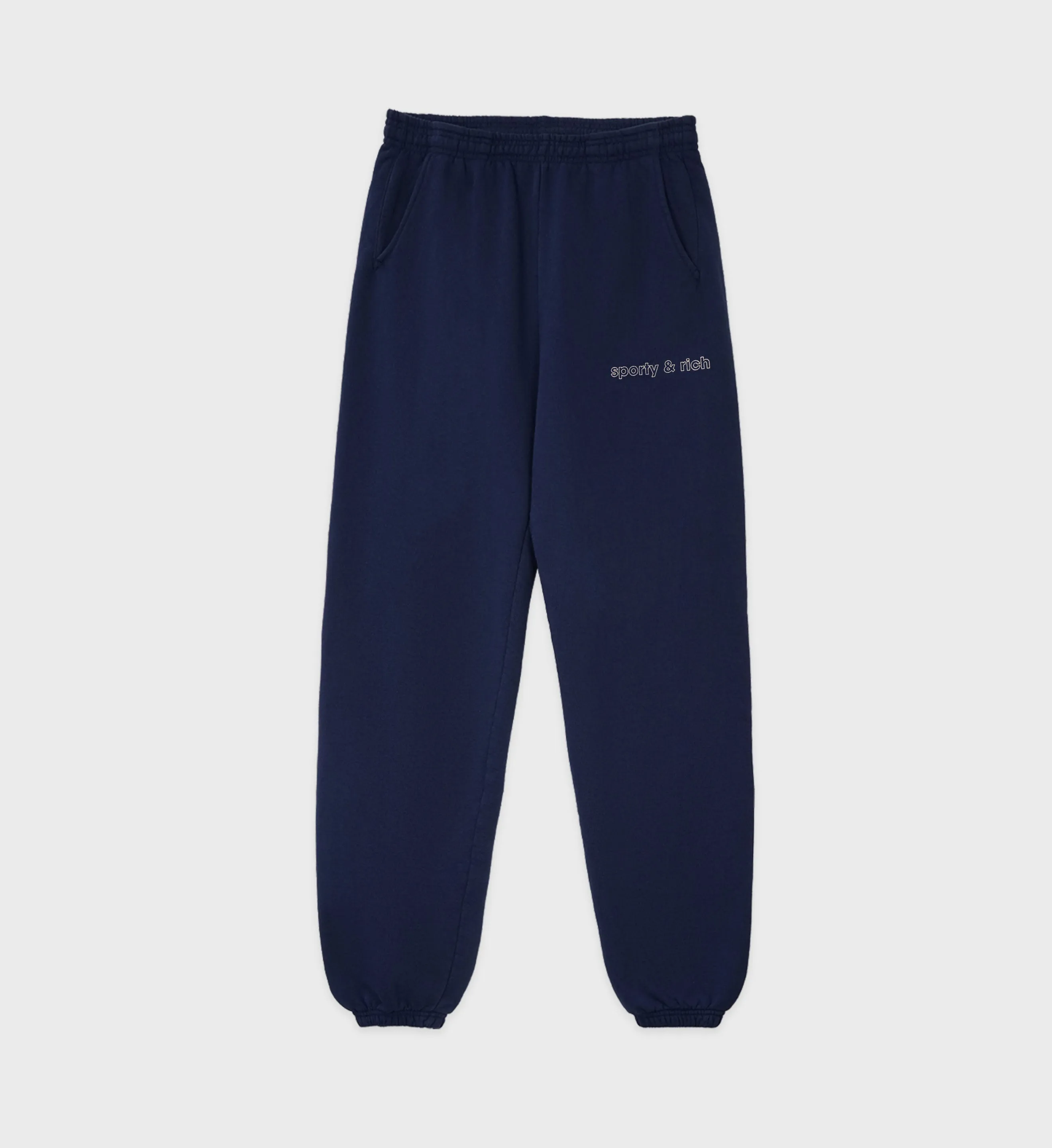 Stay Active Sweatpants - Navy/Cream