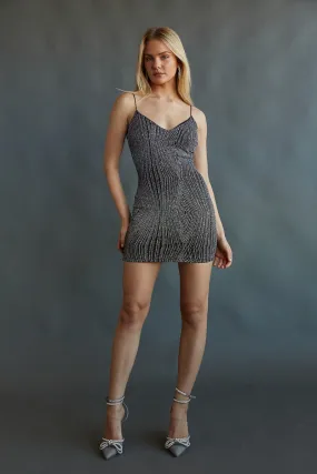 Steph Glitter Bodycon Mini Dress