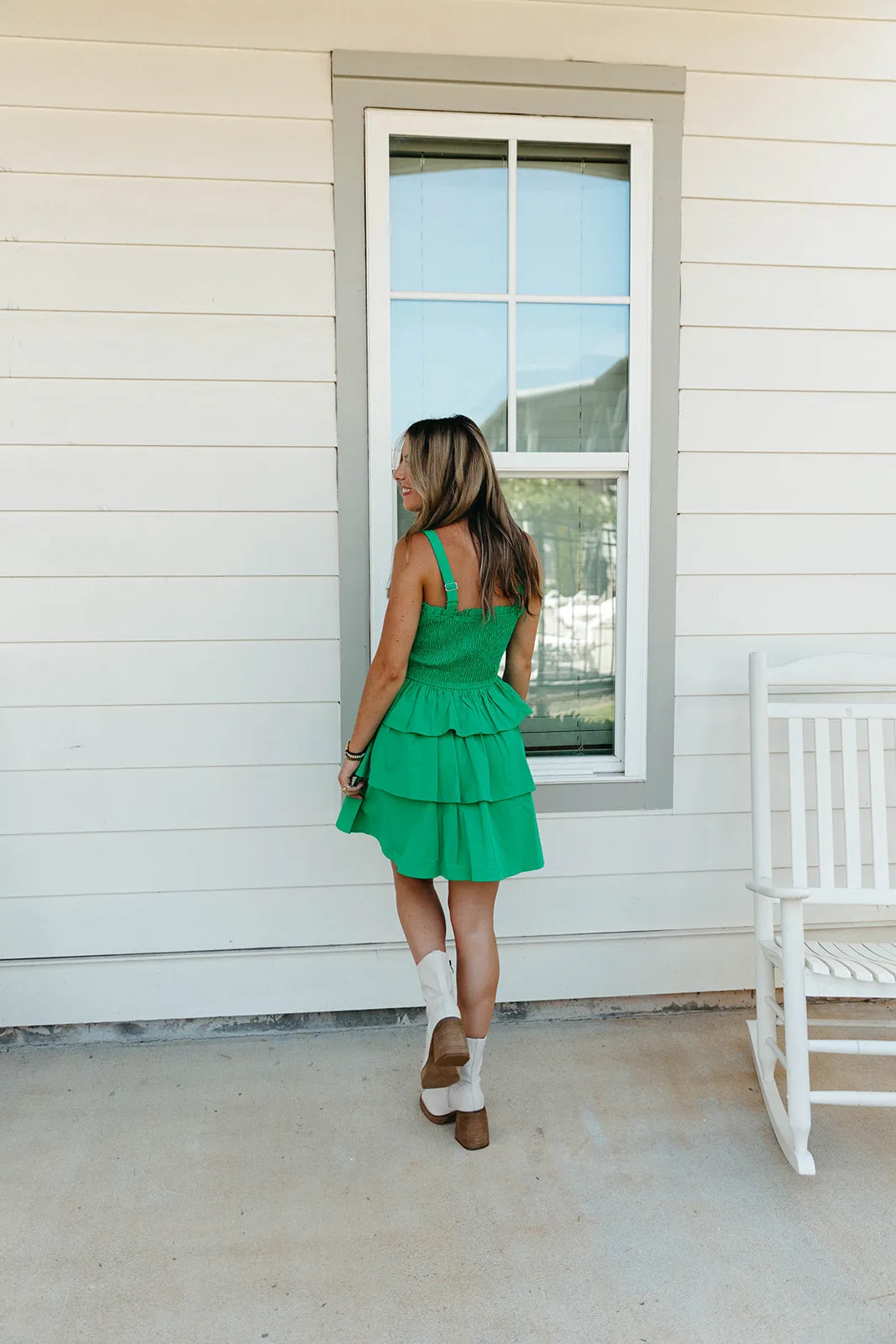 Sure Of It Mini Dress - Green