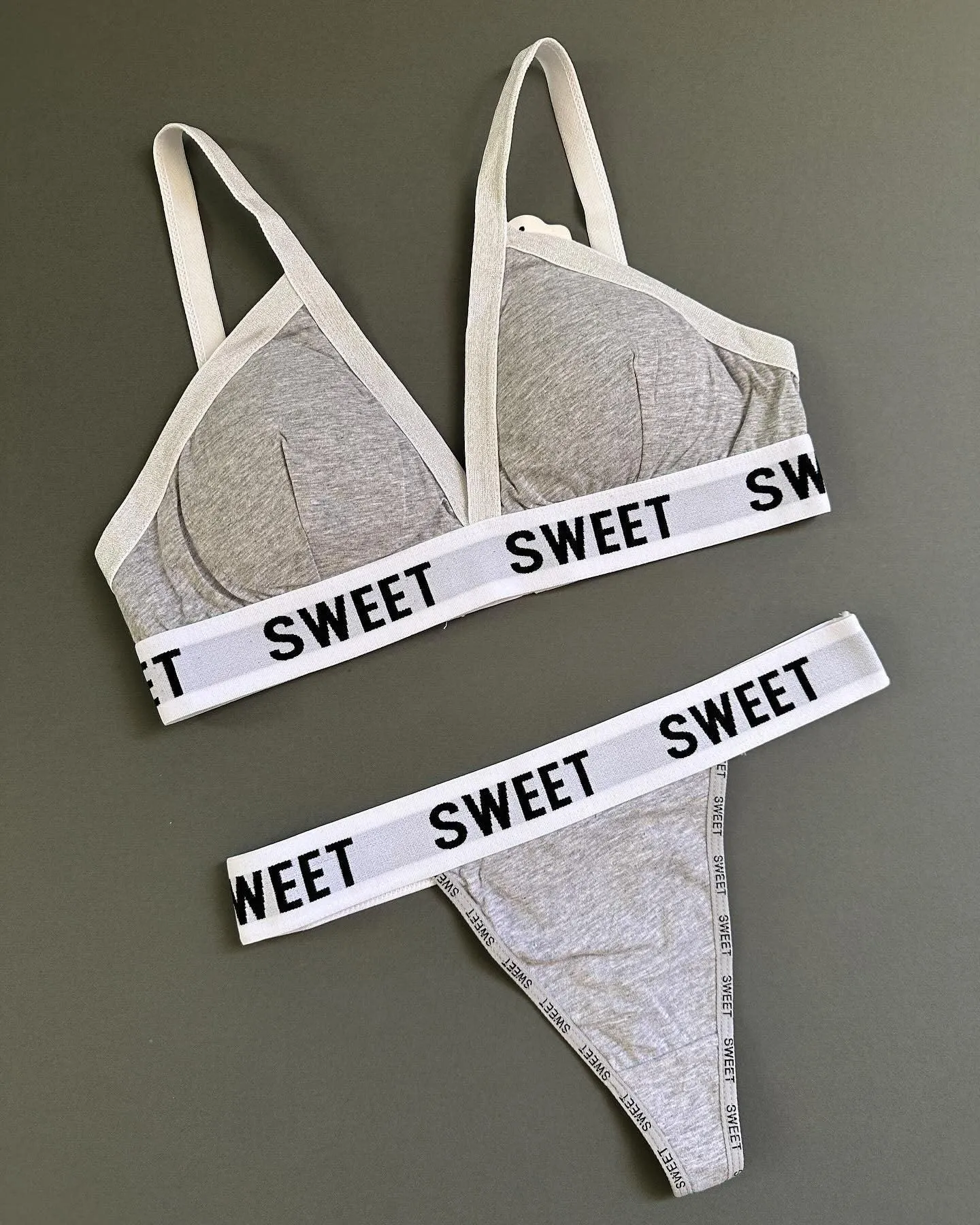 Sweet Soft Fitness Bra & Underwear Set - 5813