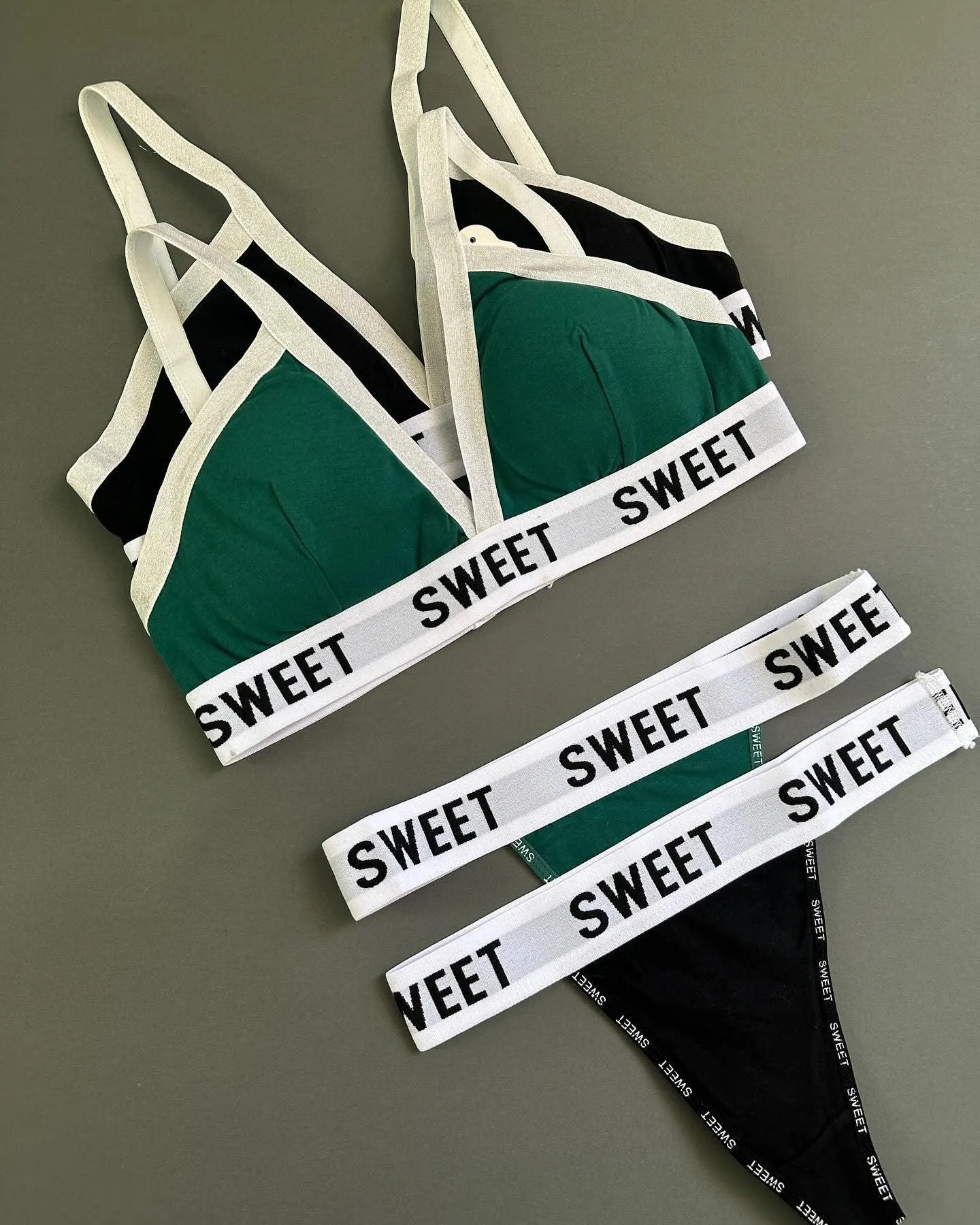 Sweet Soft Fitness Bra & Underwear Set - 5813