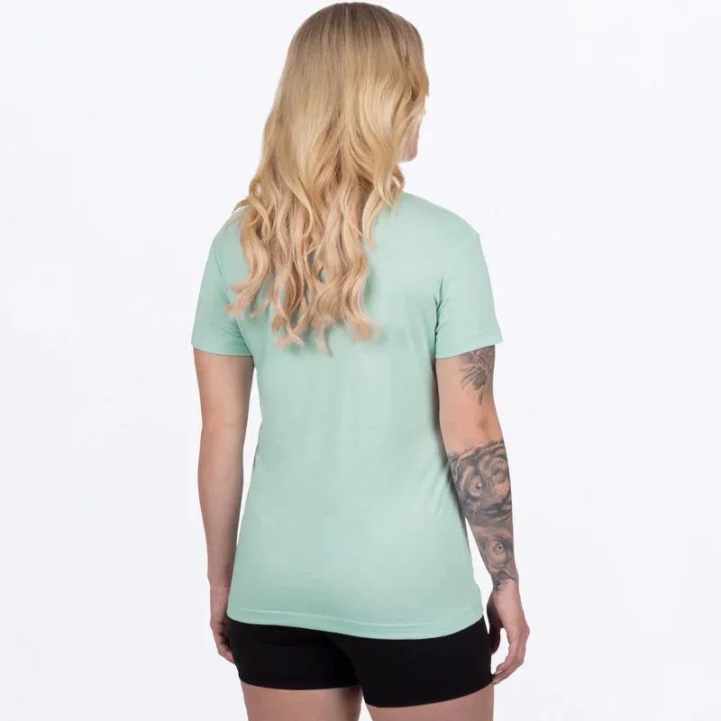 T-Shirt - FXR Women's Work Pocket Premium T-Shirt, Light Sage, 242222