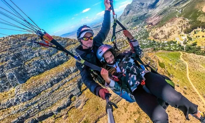 Tandem paragliding experience