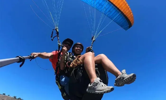 Tandem paragliding experience