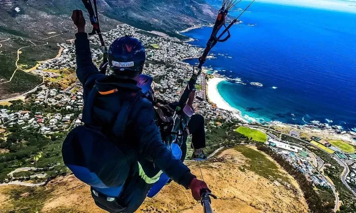 Tandem paragliding experience