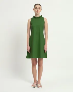 The Angelica Emerald Cotton Dress