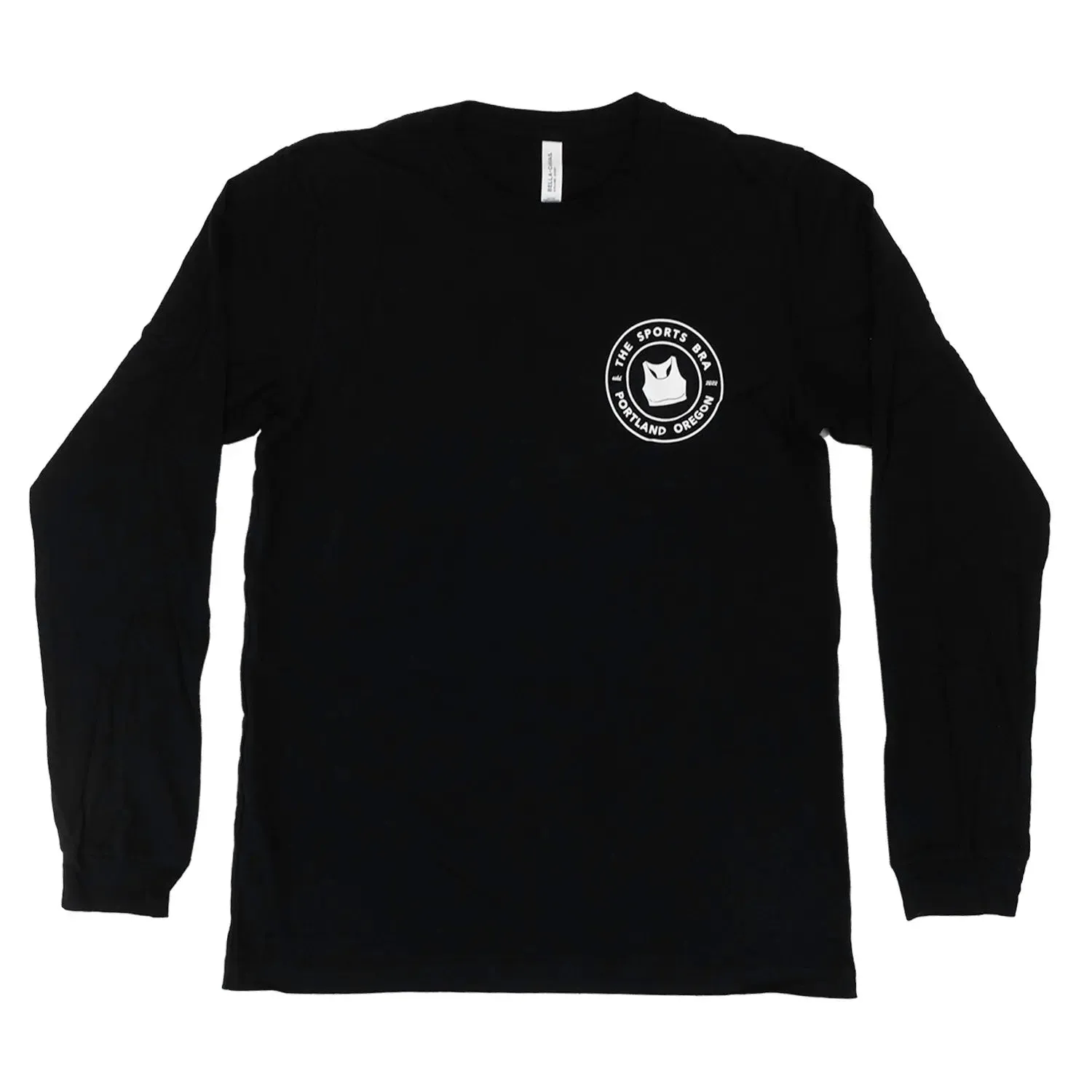 The Sports Bra Long Sleeve Tee (Black)