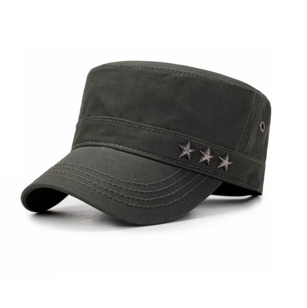 Three Star Military Cap