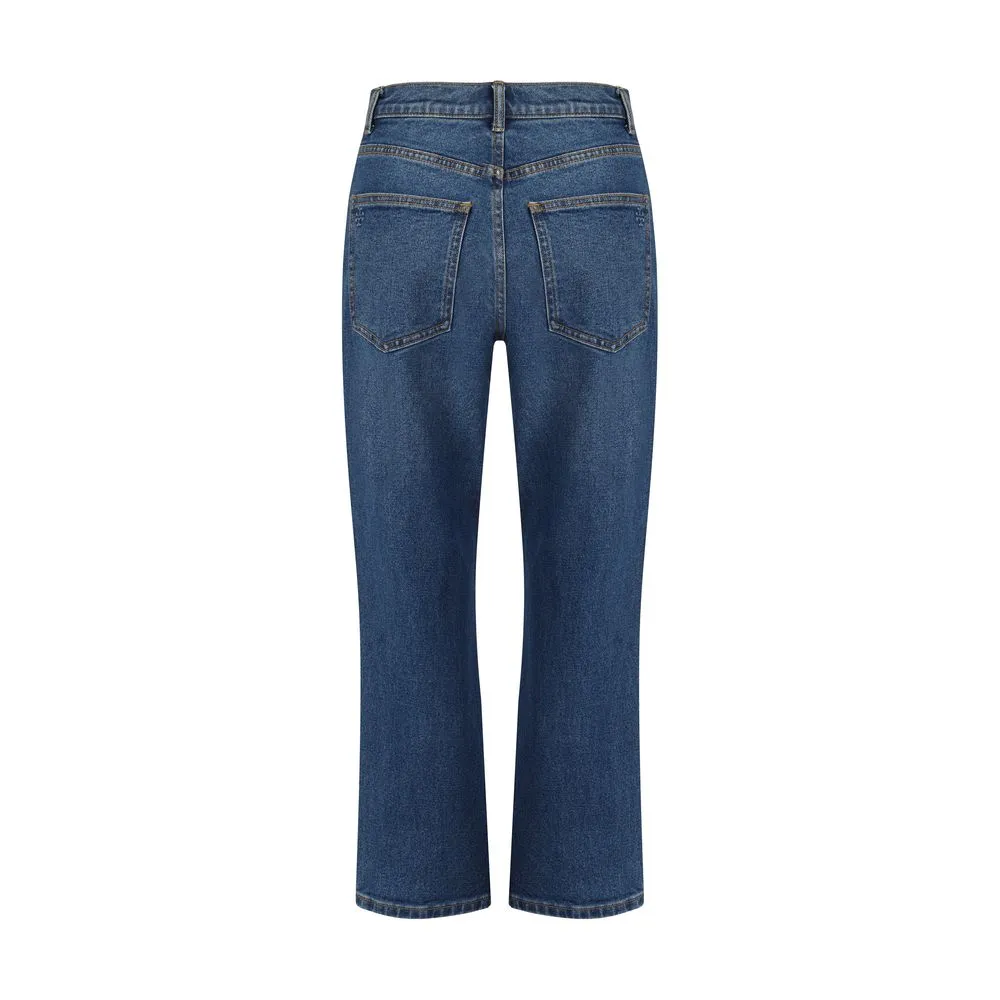 Tory Burch Cropped Flared Jeans