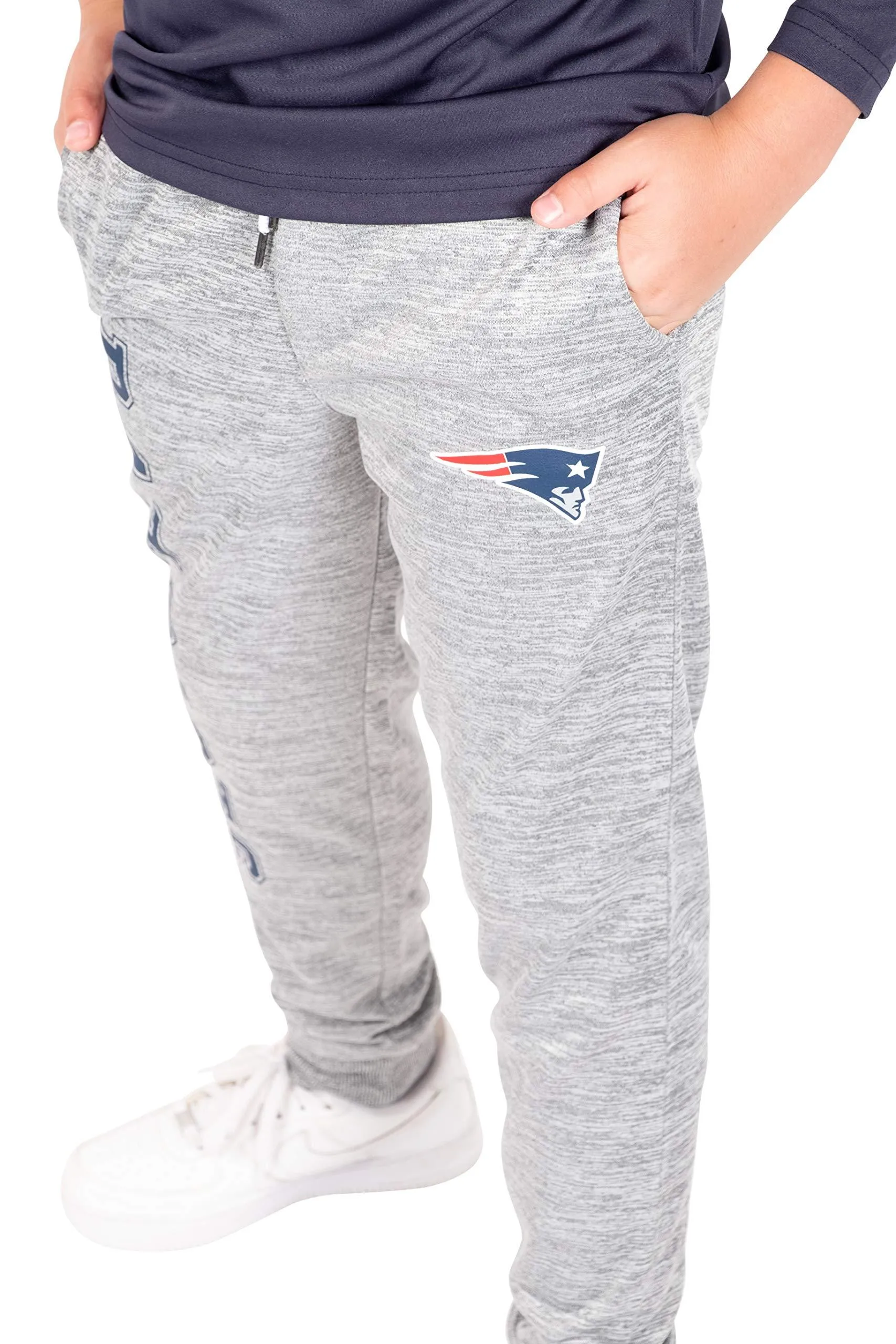 Ultra Game NFL Official Youth Super Soft Game Day Jogger Sweatpants, New England Patriots|New England Patriots