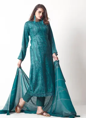 Unstitched Pashmina Winter Salwar Suits Fabric for Ladies