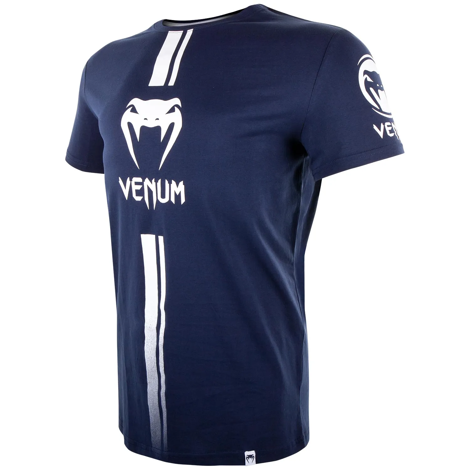 Venum Logos T-shirt - Navy Blue/White