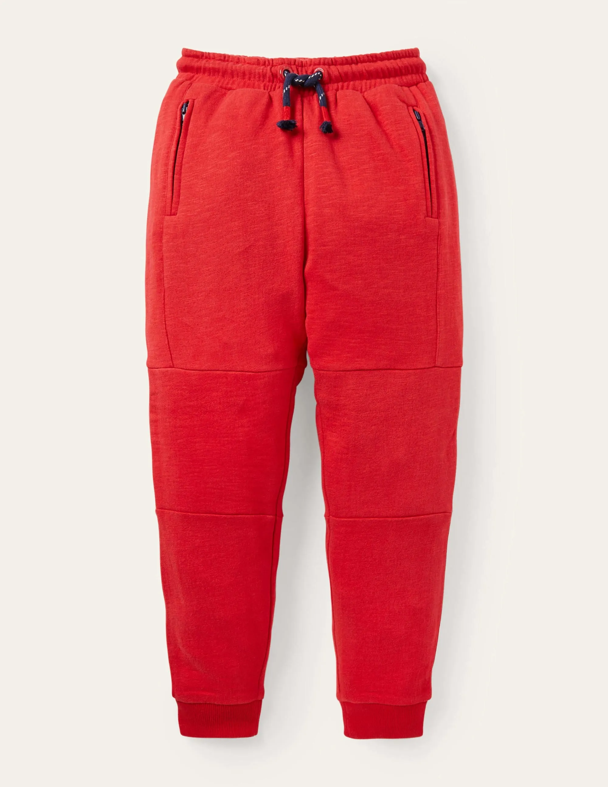 Warrior Knee Sweatpants-Fire Red