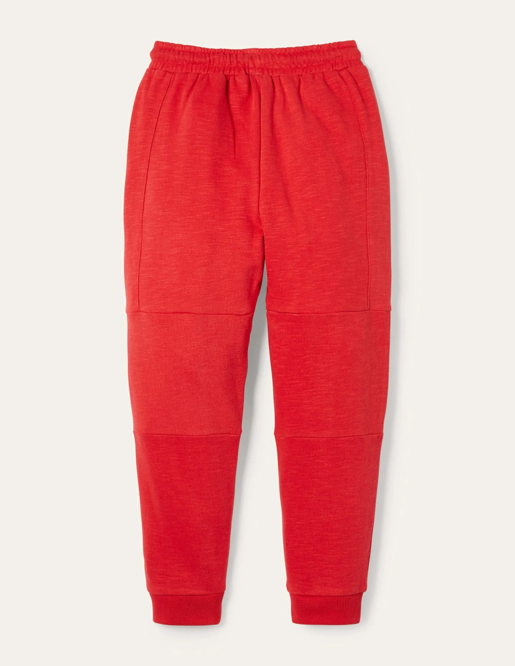 Warrior Knee Sweatpants-Fire Red