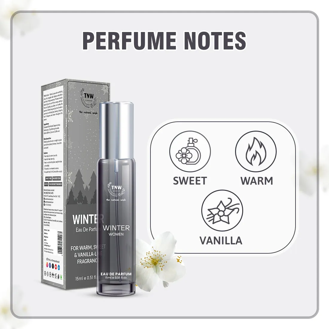 Winter Eau De Parfum for a Warm, Sweet, & Vanilla-Like Fragrance