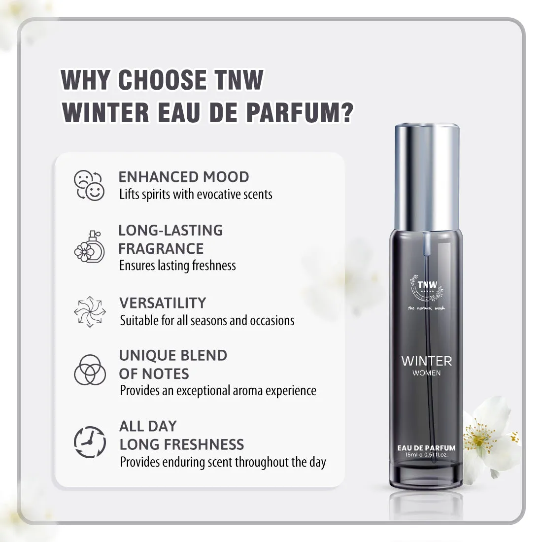 Winter Eau De Parfum for a Warm, Sweet, & Vanilla-Like Fragrance