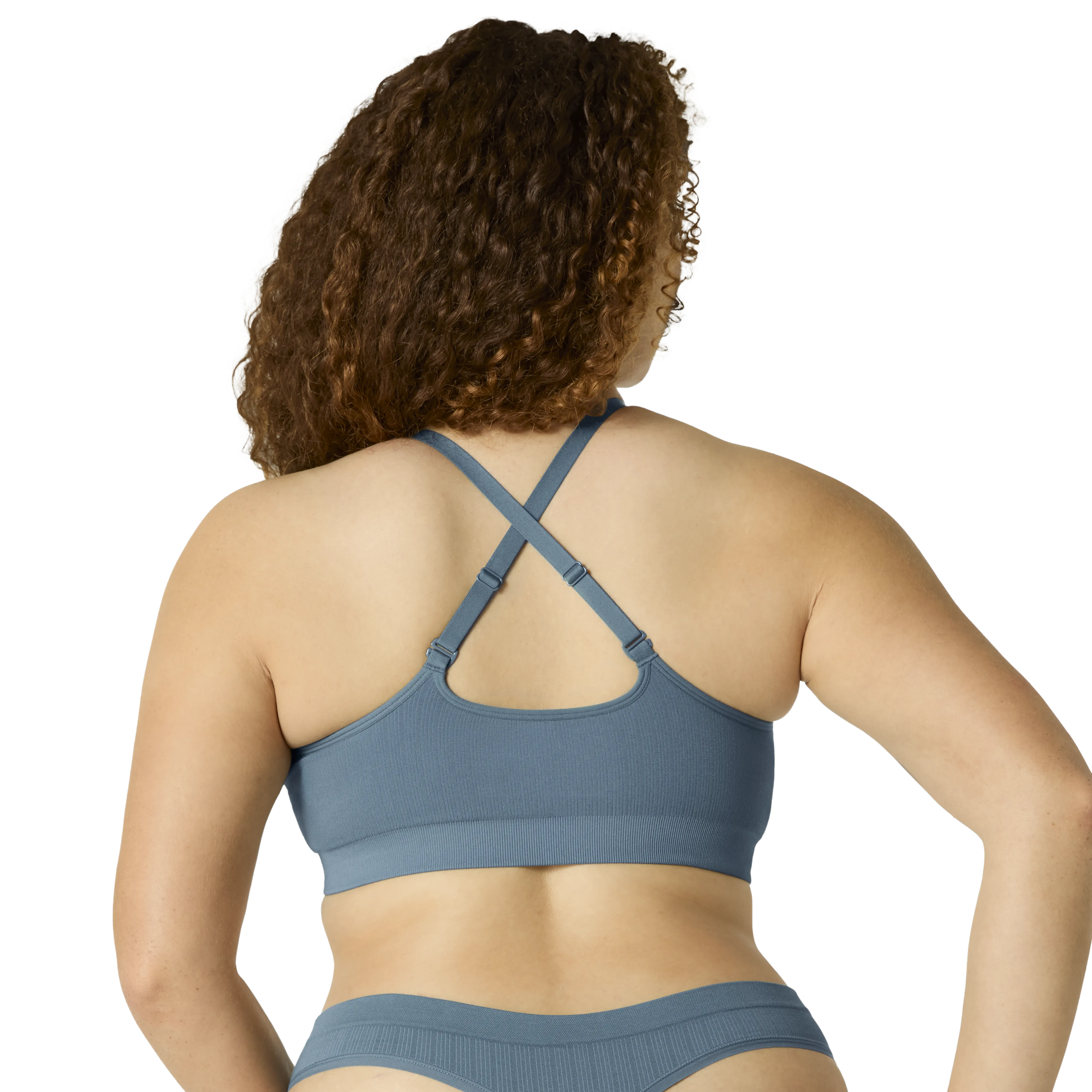 Women's Seamless Scoop Bralette   Thong