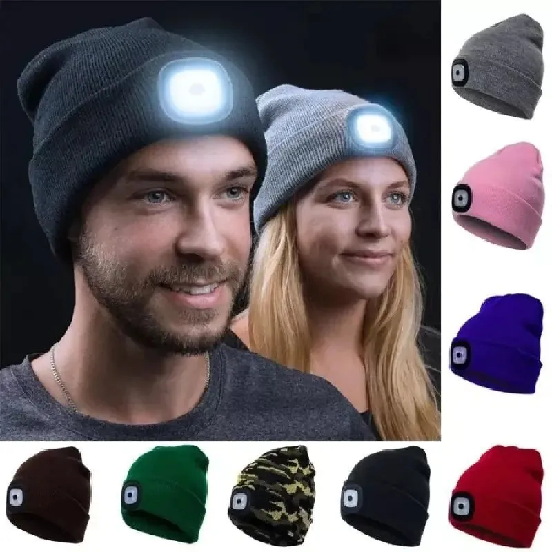 Woolen Bonnets With LED Lighting