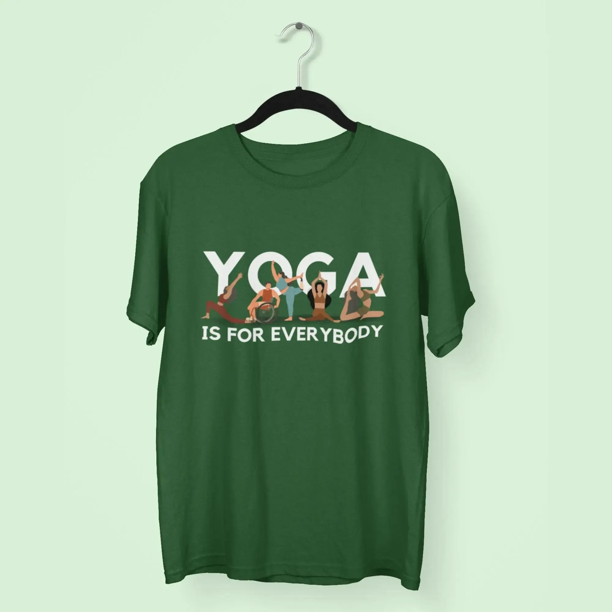 Yoga is for Everybody Round Neck Half Sleeve Classic T-Shirt