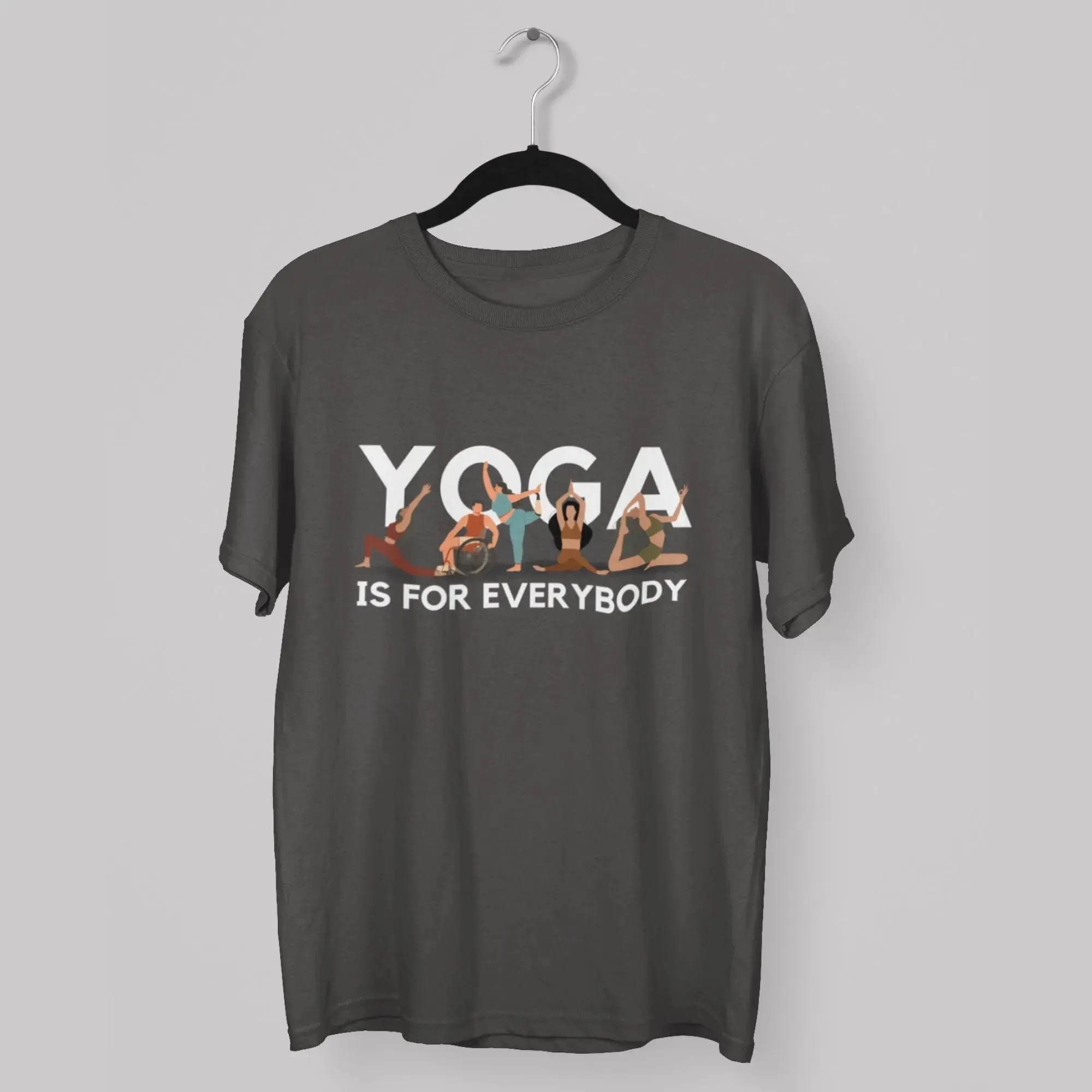 Yoga is for Everybody Round Neck Half Sleeve Classic T-Shirt