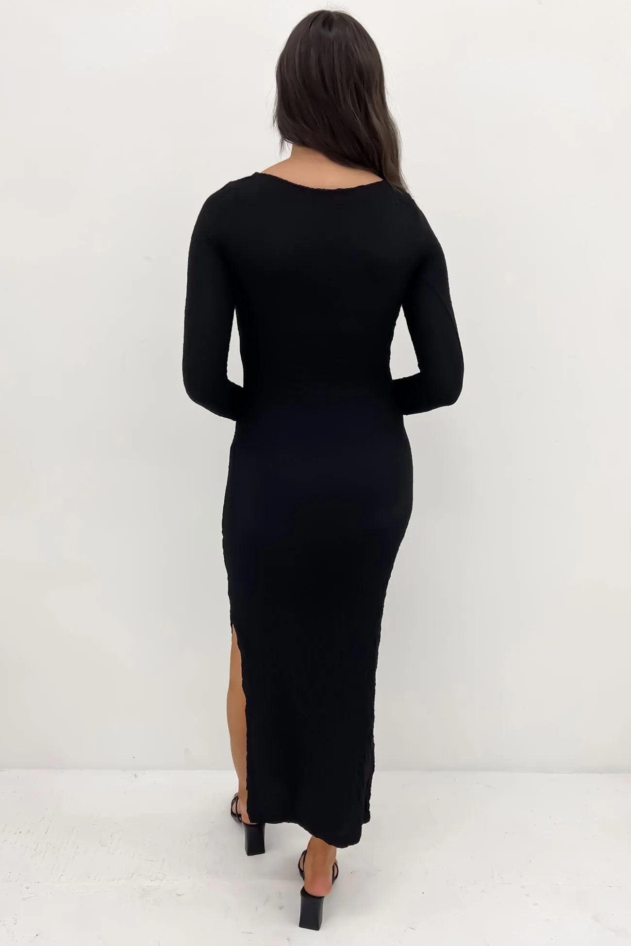 Zion Midi Dress Black