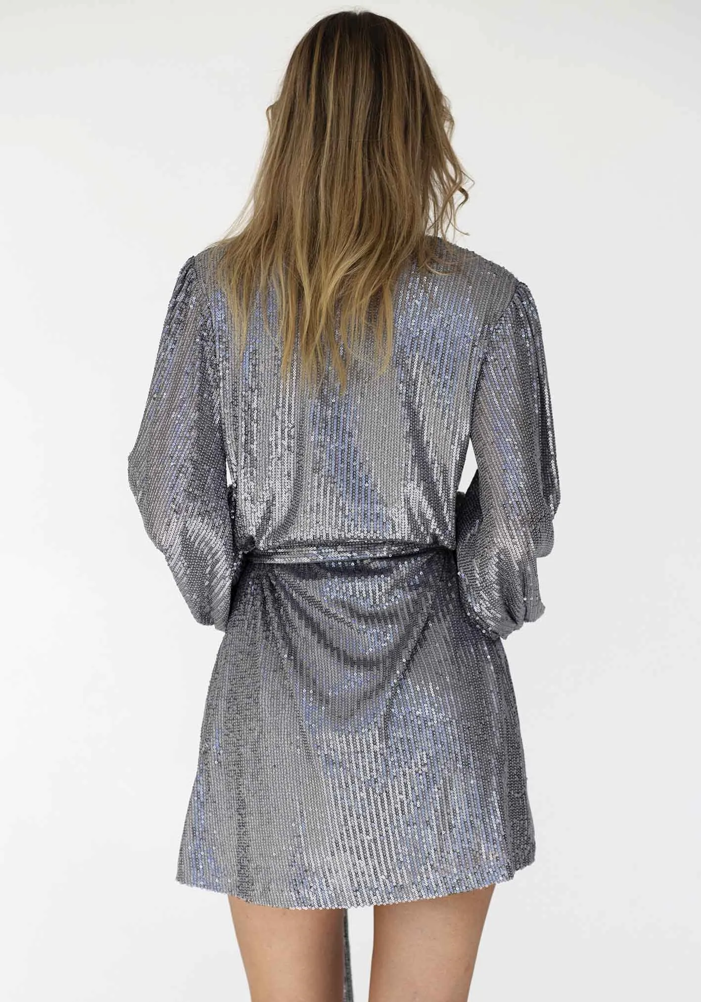 Zodiac Sequin Sleeve Dress